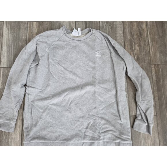 Adidas Cotton Jersey Light Gray Mebs Sweatshirt Size 2XL. VGUC - Picture 6 of 6